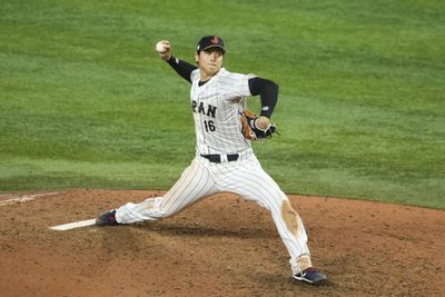 This Shohei Ohtani overlay video from Mike Trout’s strikeout shows how hard it is to hit against him