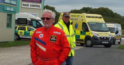 Champion racing driver died after his car fell on him as he painted it