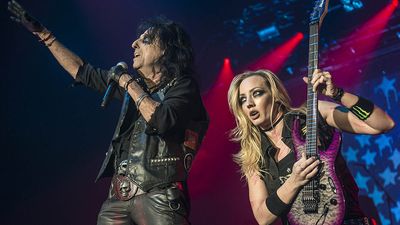 Nita Strauss reunites with Alice Cooper for new single Winner Takes All – and Strauss is cutting heads in the solo