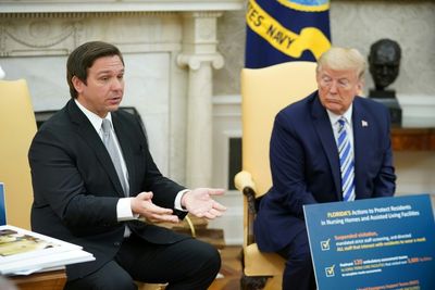 DeSantis assails Trump as White House race heats up