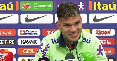 Ederson makes 'surprise' Alisson claim after Liverpool goalkeeper snubbed