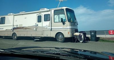 Council trying to evict RV parked at Pensarn beach for ‘weeks’