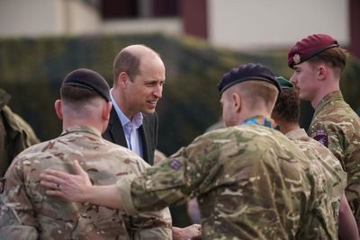 William thanks British troops for ‘defending our freedoms’ on trip to Poland