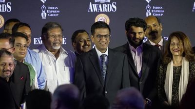 Speeches, stellar journalism, and selfies with Anurag Thakur: It’s the Ramnath Goenka awards
