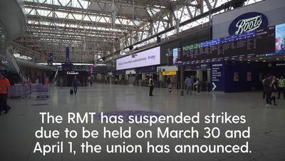 RMT suspends two dates set for strike action next week