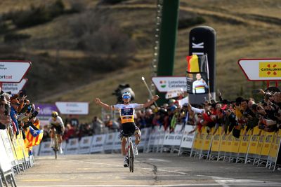 Remco Evenepoel storms to victory at La Molina on stage three of the Volta a Catalunya