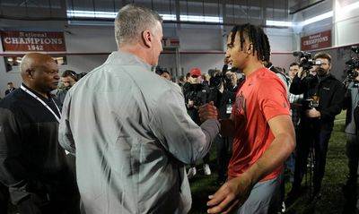 Panthers get cozy with C.J. Stroud during Ohio State Pro Day