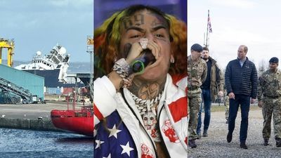 Rapper Tekashi 6ix9ine attacked outside gym, 25 injured as ship tips over, and Prince William visits troops — as it happened