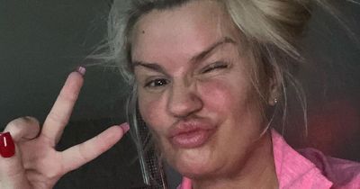 Kerry Katona complains she's 'still fat' as she breaks a sweat at the gym