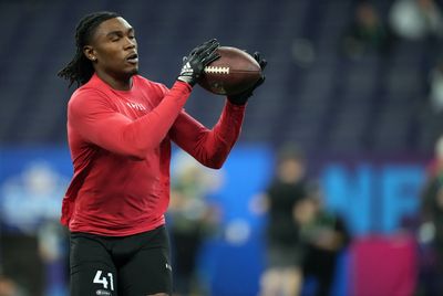 Bengals WR coach Troy Walters works at SMU pro day