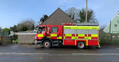 Road closed as emergency crews called to second fire on same street in a matter of hours