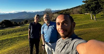 Lewis Hamilton enjoys golf trip with Lando Norris as pair try to forget Saudi GP woes