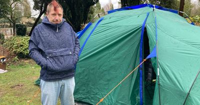Dad sleeping rough in park says he wishes 'someone would just say hello'