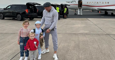 Conor McGregor jets off to Disneyland on private plane with Dee Devlin and children