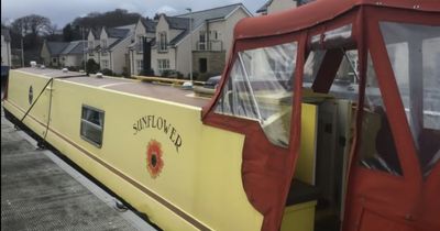 Edinburgh houseboat docked in Ratho Marina hits market for £88,000