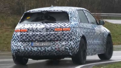 2024 Hyundai Ioniq 5 N Spied Flaunting Rear Wiper At The Nürburgring