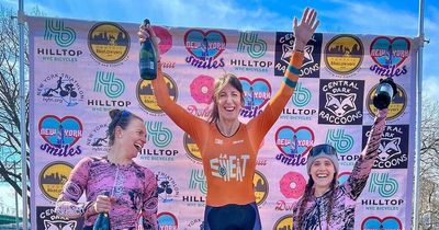 Transgender athlete, 46, who won women's cycling race feels like a 'superhero'