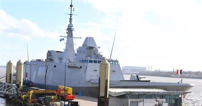 French Navy warship arrives in Liverpool