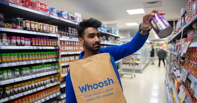 Tesco's 30-minute delivery service Whoosh is now available at 1,000 stores