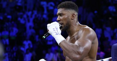 Anthony Joshua sends "f*** everyone" message to critics before comeback fight