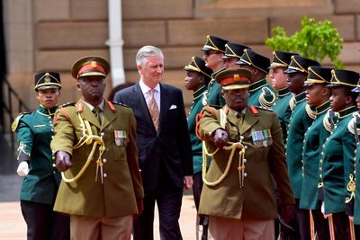 South Africa's Ramaphosa welcomes Belgium's King Philippe