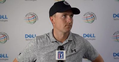 Jordan Spieth swears in live TV interview after hitting miracle shot at WGC-Match Play