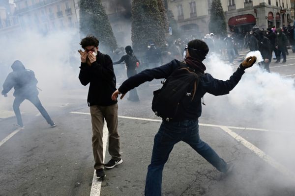 French protests turn violent as pensions fury rages