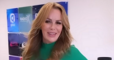 Amanda Holden says £79 Karen Millen green dress is perfect if you 'worry about your neck'