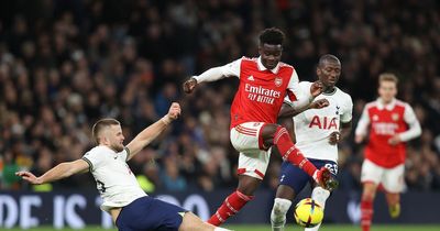 What Arsenal star Bukayo Saka did to leave Tottenham's Eric Dier in stitches on England duty