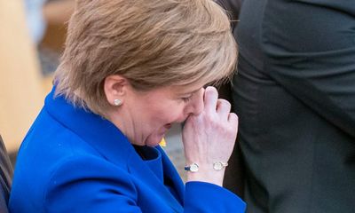 And it’s goodbye from her: an emotional Nicola Sturgeon quits the stage