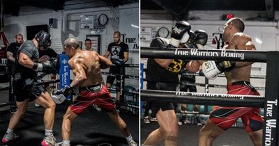 Heavyweight boxer recalls "tough" sparring rounds with UFC champion Alex Pereira
