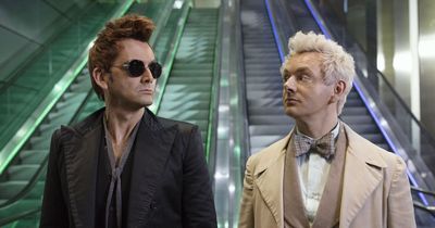 David Tennant's son Ty and father-in-law Peter Davison join line-up for Good Omens 2