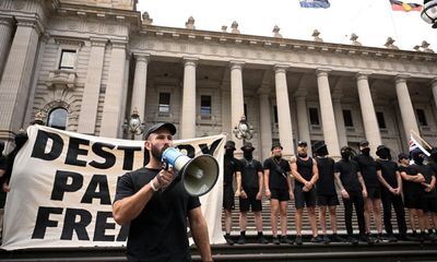 News Corp columnists opt for bothsidesism on Nazis at anti-trans rally