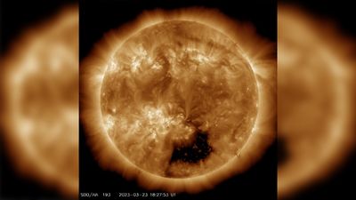 Enormous 'hole' in the sun's atmosphere will trigger stunning auroras Friday