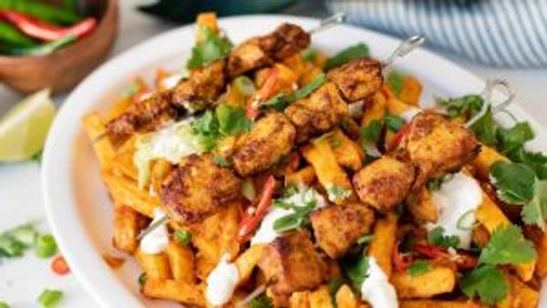 Recipe: chicken tikka masala fries by Ayesha Razak