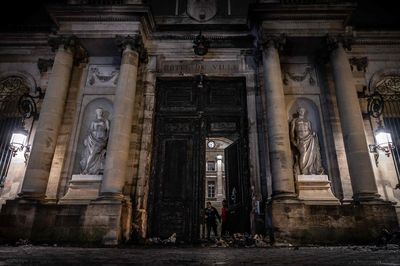 Bordeaux city hall set on fire as one million join anti-Macron protests across France