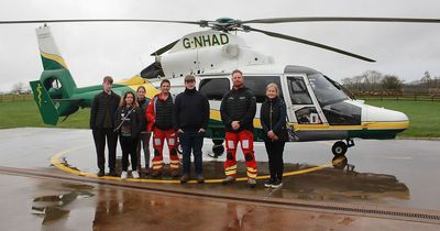 Kirkcudbright teenager who sustained brain injury in quad bike accident reunited with medics who came to his aid