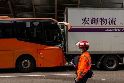 Hong Kong traffic accident leaves some 70 people injured