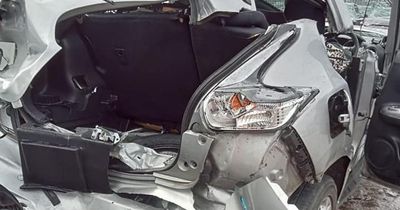 Former RTE host Gareth O'Callagahan shares harrowing car wreck pics