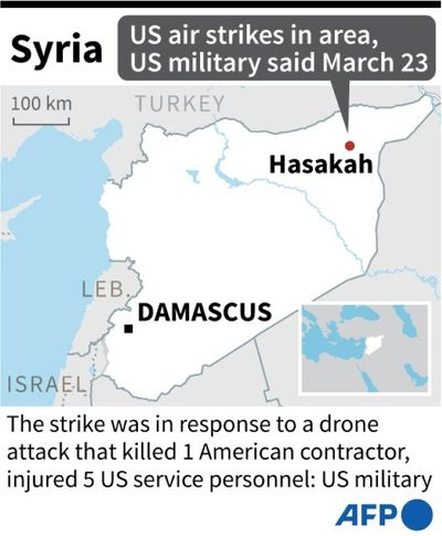 11 dead in US strikes on Syria after drone kills American contractor