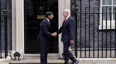 UK Demonstrators Protest Israeli Leader’s Visit to London