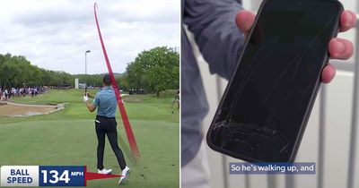 Jordan Spieth thanked by golf fan despite smashing his phone with wild tee shot