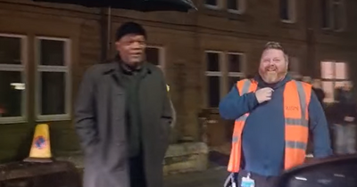 West Lothian mum spots Hollywood Marvel icon Samuel L Jackson on sleepy street