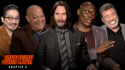 'John Wick: Chapter 4' Interviews With Keanu Reeves, Lance Reddick, Ian McShane And More Cast Members