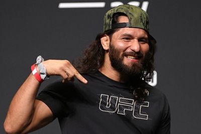 Jorge Masvidal reacts to Joe Rogan’s compliment that he is better than Georges St-Pierre
