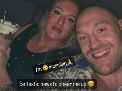 Tyson Fury reveals wife Paris is pregnant with couple’s seventh child