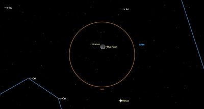 Want to see Uranus? The crescent moon points the way tonight (March 24)