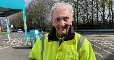 Lloyd, 86, has worked at same Gloucester Asda store since it opened in 1982