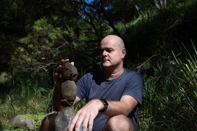 ‘It is almost Zen’: inside the ephemeral world of competitive rock stacking