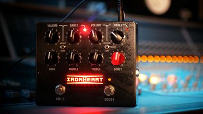 Laney unveils the Ironheart Loudpedal, a surprisingly affordable, two-channel 60W amp in a stompbox